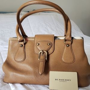 Burberry leather handbag